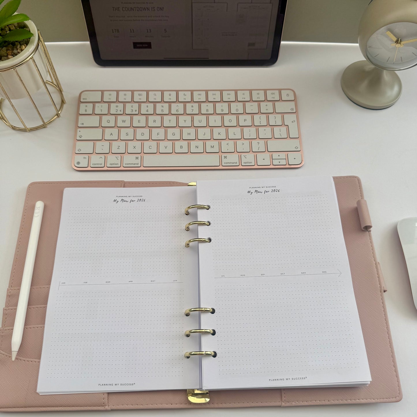 Planning my Success in 2026 - A5 Inserts Pack (Day on One Page)