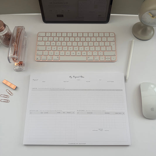 My Project Plan - A4 Desk Pad
