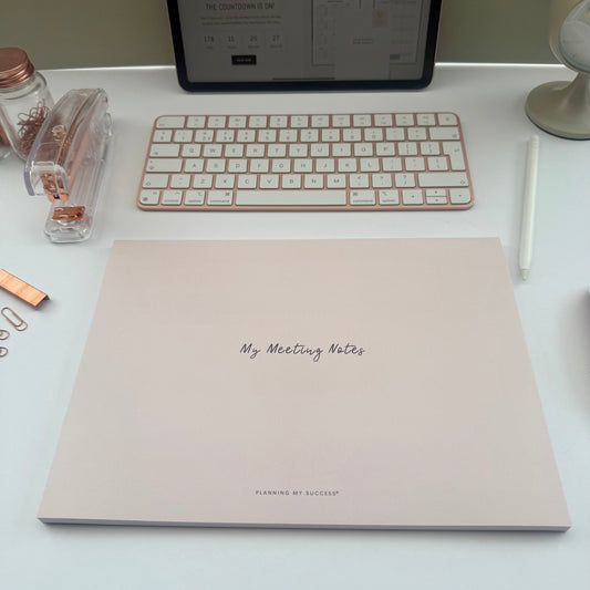 My Meeting Notes - A4 Desk Pad