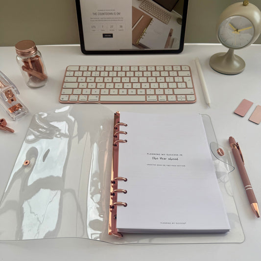Planning my Success in the Year Ahead - A5 Undated Inserts Pack (Week on Two Page)