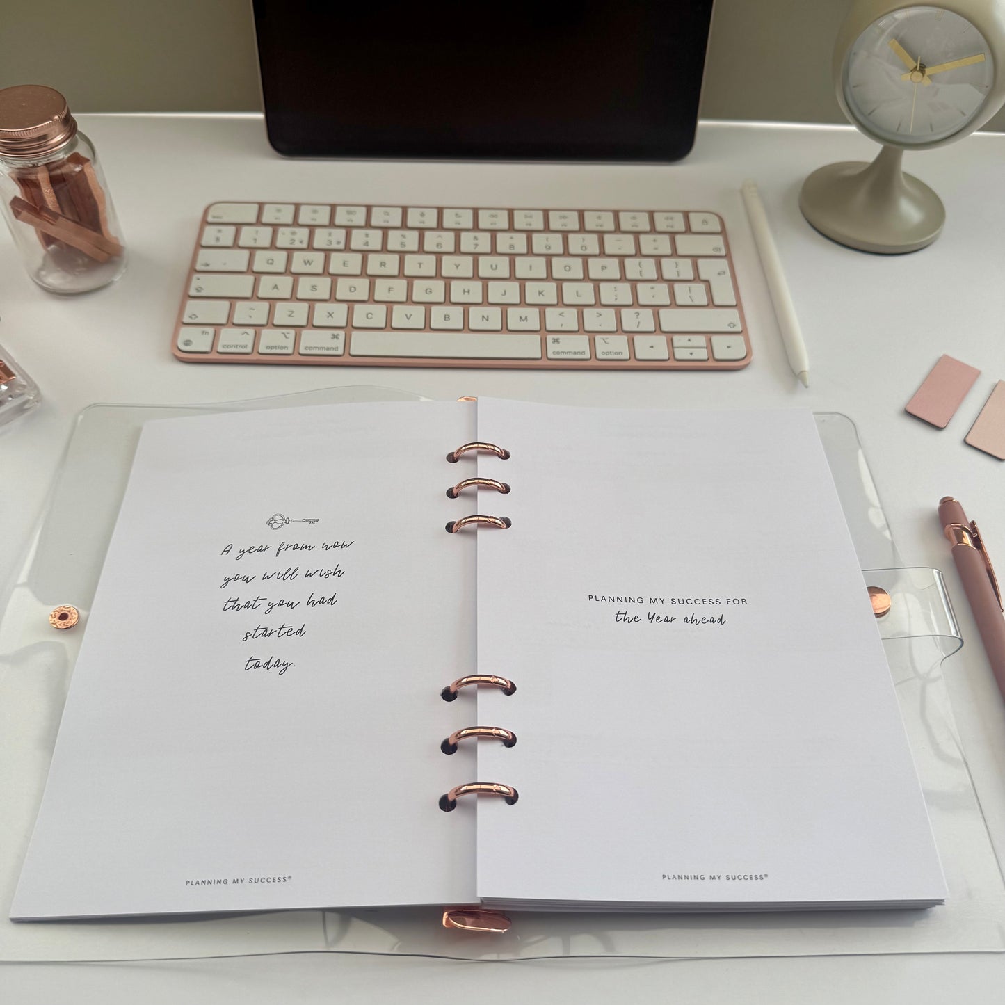 Planning my Success in the Year Ahead - A5 Undated Inserts Pack (Week on Two Page)