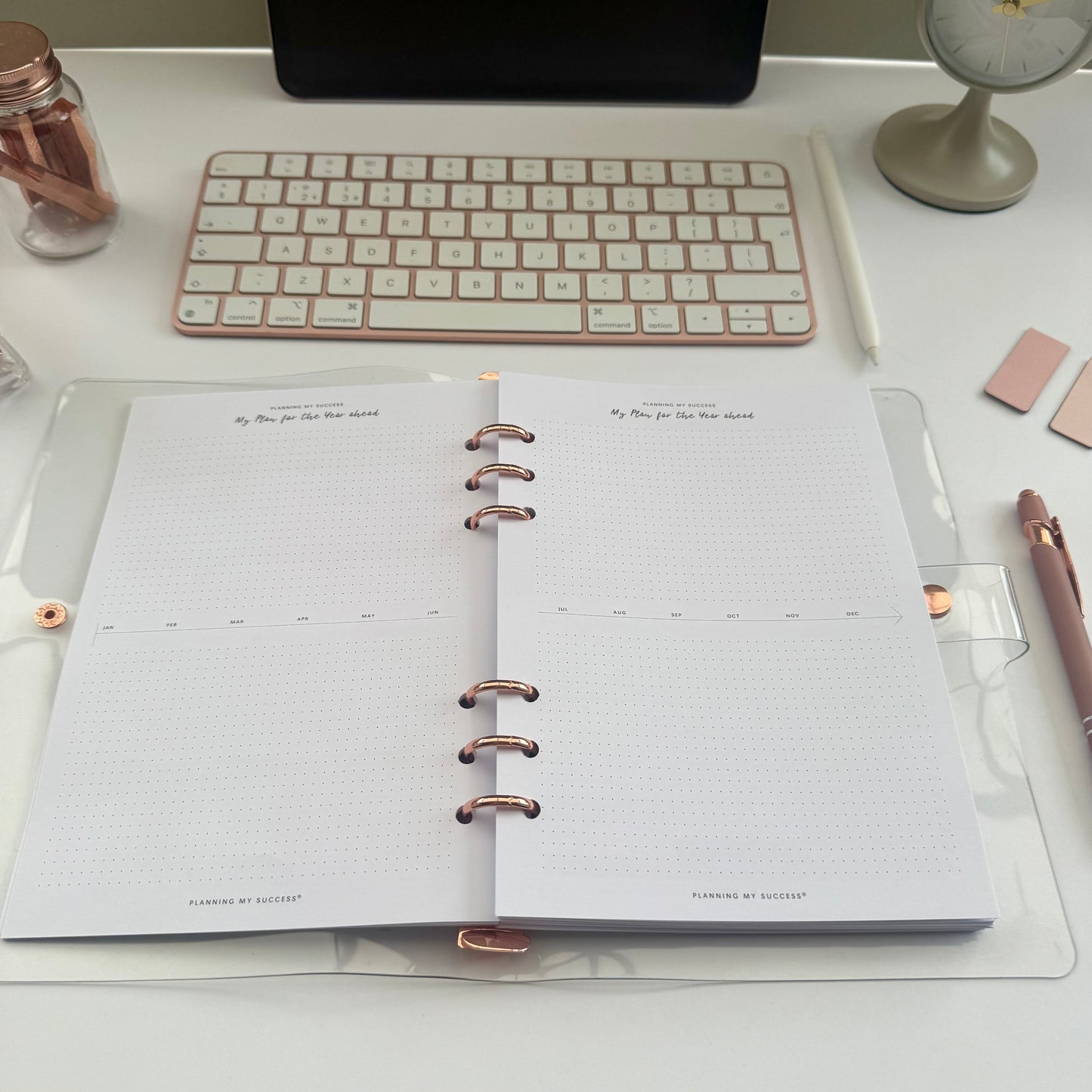 Planning my Success in the Year Ahead - A5 Undated Inserts Pack (Week on Two Page)