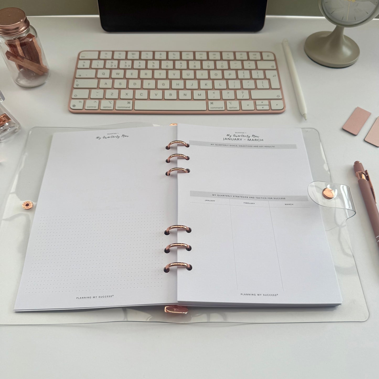 Planning my Success in the Year Ahead - A5 Undated Inserts Pack (Week on Two Page)