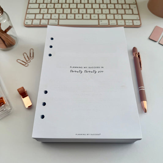 Planning my Success in 2026 - A5 Inserts Pack (Day on One Page)