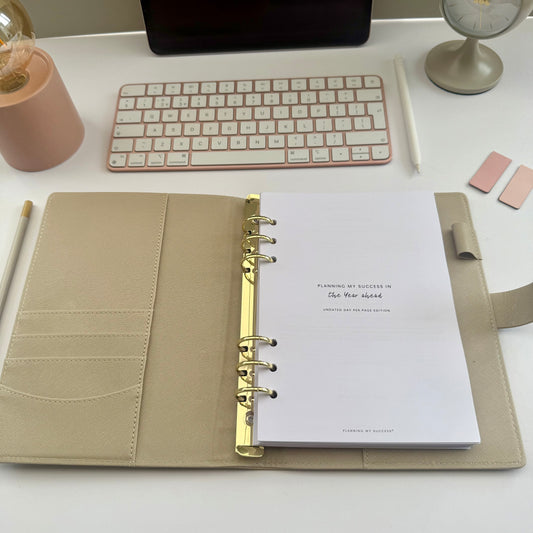 Planning my Success in the Year Ahead - A5 Undated Inserts Pack (Day on One Page)