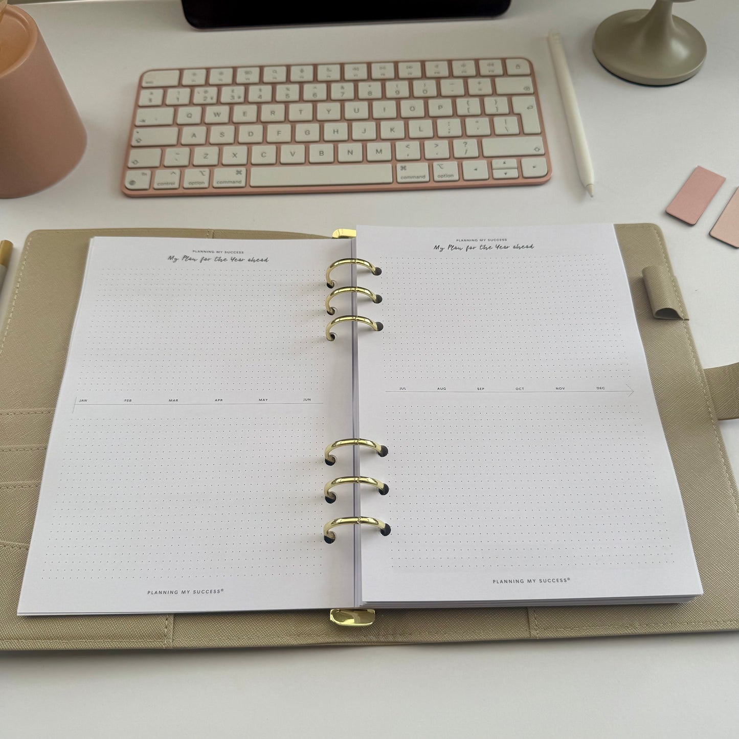 Planning my Success in the Year Ahead - A5 Undated Inserts Pack (Day on One Page)