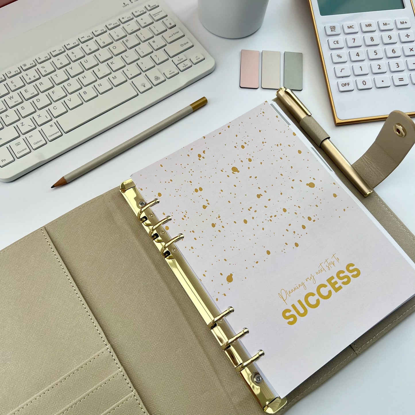 Planning my Next Step to Success - Undated Printable Inserts Pack (Day on Two Page Quarter Planner)