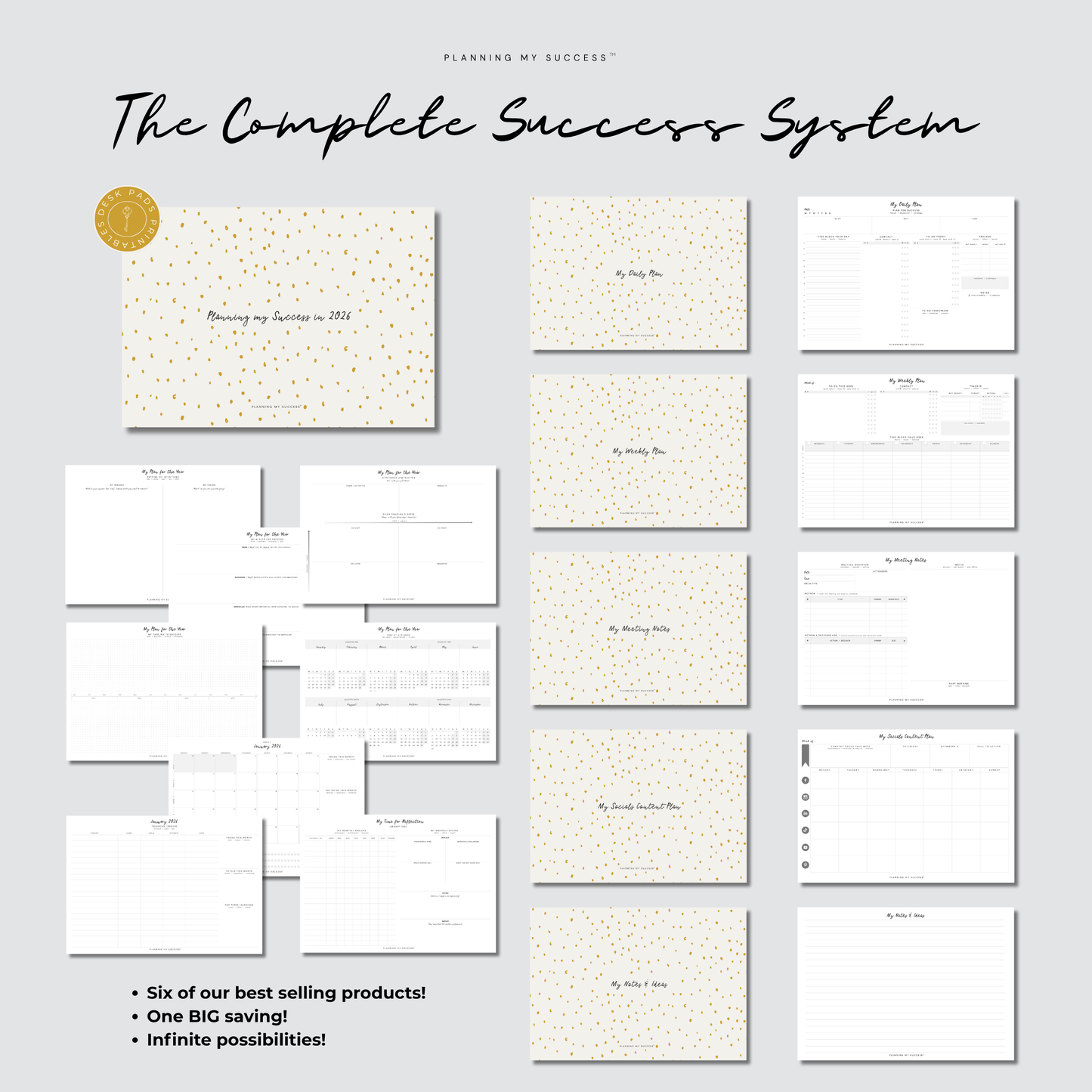 The Complete Success System™ – Your All-In-One Planning, Productivity & Success Bundle