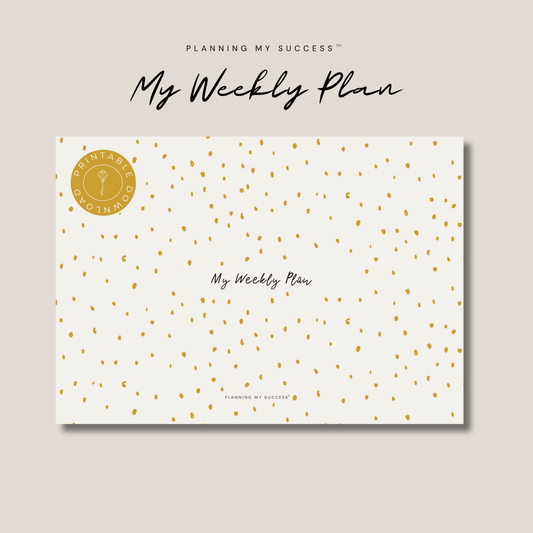 My Weekly Plan™ – Your Weekly Focus & Productivity Planner