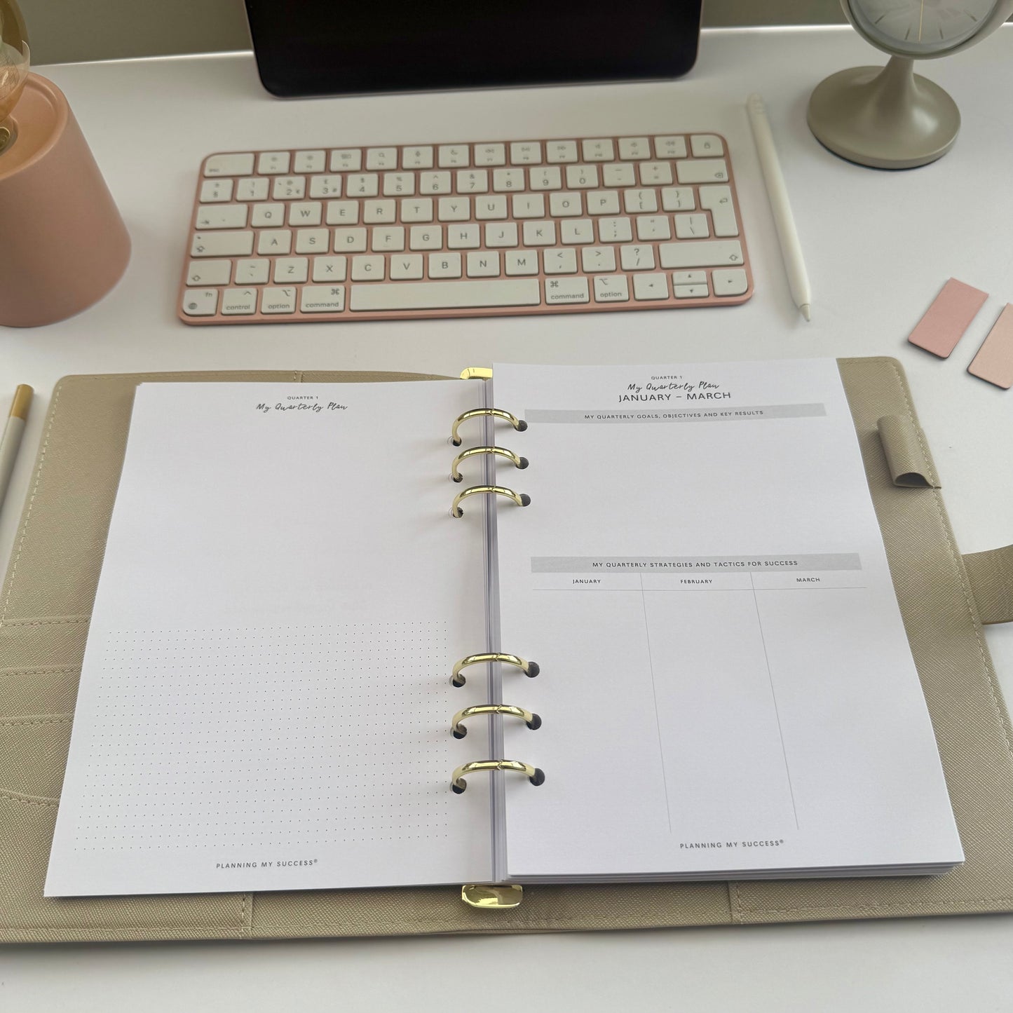 Planning my Success in the Year Ahead - A5 Undated Inserts Pack (Day on One Page)
